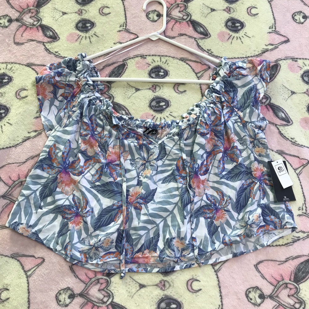 Rip Curl Floral Crop Top